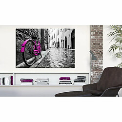 Paris Prix Tableau Imprimé Vintage Pink Bike 40 x 60 cm