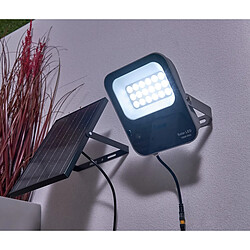 Avis Lumière Projecteur extérieur solaire 3000k 1100lm LED gris IP65