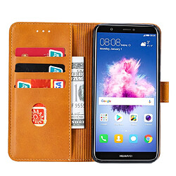 Acheter Wewoo Housse Coque Pour Huawei P Smart GUSSIM Business Style Étui en cuir à rabat horizontal avec support et fentes cartes et portefeuille kaki