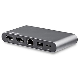 StarTech.com Station d'accueil USB Type-C à double affichage DP 4K pour PC portable - PD 3.0 100 W