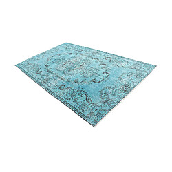 Avis Vidal Tapis de laine 264x157 turquoise Ultra Vintage