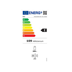 Réfrigérateur 1 porte 60cm 286l blanc - RSSA290M41WN - BEKO