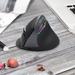 Universal M618 Mini Ergonomic Mouse Gaming Souris sans fil Bluetooth 2,4 GHz RVB Rechargeable Silencieux pas cher