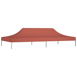 vidaXL Toit de tente de réception 6x3 m Terre cuite 270 g/m²