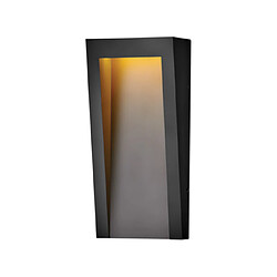 Elstead Lighting Applique murale extérieur Hinkley Verre,composite résistant aux intempéries Noir texturé