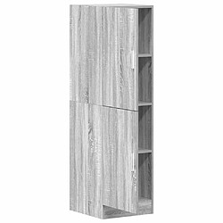 Acheter vidaXL Armoire de cuisine sonoma gris 38x41,5x131,5 cm bois ingénierie