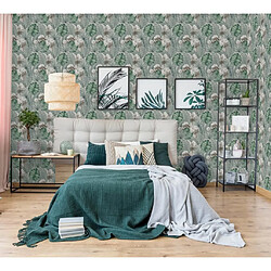 DUTCH WALLCOVERINGS Papier peint Eden Gris et vert clair pas cher