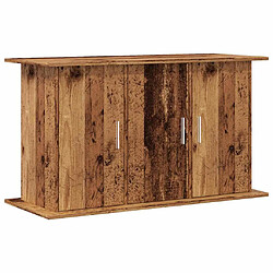 vidaXL Support pour aquarium vieux bois 101x41x58 cm bois d'ingénierie