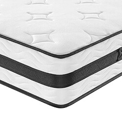 Maison Chic Matelas à ressorts bonnell moyen, Matelas doux pour chambre 140x190 cm -GKD53981 pas cher