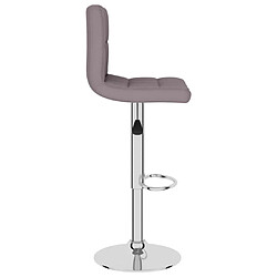 Avis vidaXL Tabouret de bar Taupe Tissu