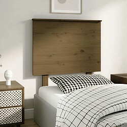 Acheter Maison Chic Tête de lit scandinave,Meuble de chambre Marron miel 79x6x82,5 cm Bois massif de pin -MN76561