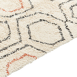 Avis Beliani Tapis en coton beige et orange 80 x 150 cm HAJIPUR