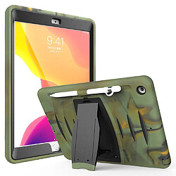 Support pliant Housse de protection couvercle du support pour IPad 10,2 pouces 2019 avec fente Pen Camouflage