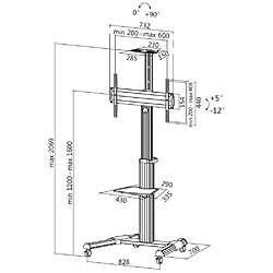 Avis LogiLink BP0004 Support TV Mural Noir