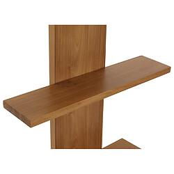 Acheter Mendler Étagère murale en teck HWC-M72, Étagère de salle de bain Étagère suspendue, teck de qualité B-Grade (bois de cœur, 20-30 ans), 51x56x15cm