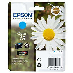 Epson Pâquerette 18 T1802 Cartouche d'encre Cyan