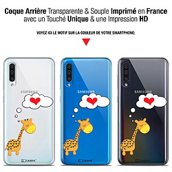 Avis Caseink Coque Pour Samsung Galaxy A50 (6.4 ) [Gel HD Collection Love Saint Valentin Design Girafe Amoureuse - Souple - Ultra Fin - Imprimé en France]