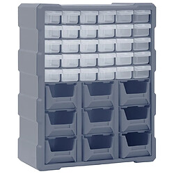 vidaXL Organisateur multi-tiroirs avec 39 tiroirs 38x16x47 cm