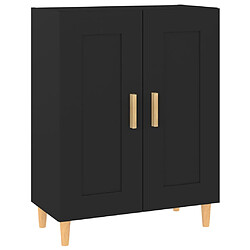 vidaXL Buffet Noir 69,5x34x90 cm Bois d'ingénierie