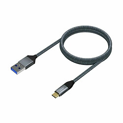 Câble USB-C vers USB Aisens A107-0631 Gris 1 m