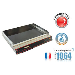 Plancha vitrocéramique électrique - Spécial hamburgers I - L 560 mm - Sofraca