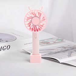 Antlers Design Mini Ventilateur Portable Ventilateur De Poche À 3 Vitesses Conseils De Refroidissement Du Vent Pour Mini Ventilateur De Bureau Extérieur-Rose pas cher