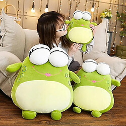 Universal 50 cm Simulation Frog Farged Toy, oreiller de couchage doux et mignon, PP Cotton Plux Baby Oread (vert) pas cher