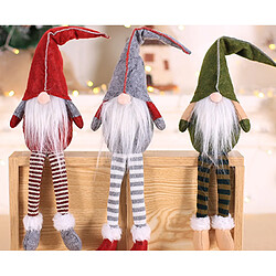 Avis C297 3PCS Père Noël Décoration de Noël Figurine Figurine Figurine Forester Fenêtre Décoration de bureau Décoration de bureau