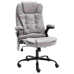 Maison Chic Chaise Gaming | Chaise de bureau Ergonomique Fauteuil de massage gris clair similicuir daim -GKD24562