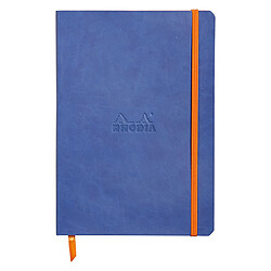 Carnet souple Rhodiarama ligné - 14,8 x 21 cm bleu - 160 pages