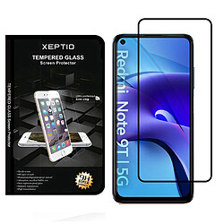 Xeptio Protection d'écran en Verre trempé Full Cover Noir Xiaomi Redmi Note 9T 5G - Tempered Glass Screen Protector/Films vitre Protecteur - Accessoires