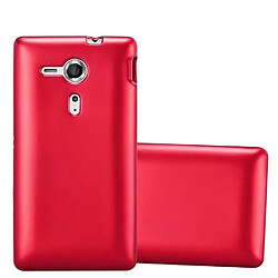 Cadorabo Coque Sony Xperia SP Etui en Rouge