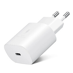 Chargeur Secteur USB-C 25W Power Delivery EP-TA800EWE Original Samsung Blanc