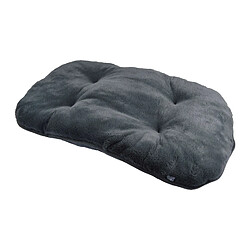 Toilinux Coussin doux réversible Happy pour chien et chat - Gris anthracite - Long 107 cm