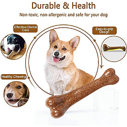 Jouets Interactifs Multifonctionnels Os de Chien Non-Toxique Anti-morsure Jouets pour Chiot Dents