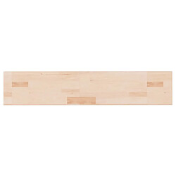 vidaXL Panneau d'étagère 100x20x2,5 cm Bois de chêne massif non traité