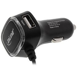 Adaptateur voiture USB InLine® 5V / 3.1A 2x USB A + Micro USB 5 broches