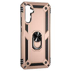 Avizar Coque pour Galaxy A54 5G Hybride Bague Magnétique Série ArmoRing Rose Gold