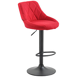 Non Tabouret de bar Lazio tissu noir