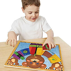 Avis Melissa & Doug Basic Skills Puzzle Board - Jouet Aducatif en bois