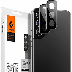 Spigen Sgp Spigen Glas.tR Optik Protection Camera compatible avec Samsung Galaxy S22, Galaxy S22 Plus, Noir, 2 Pièces, Résistant aux Rayures, 9H Protecteur Objectif