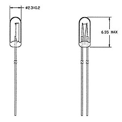 Ampoule spéciale 21616300 clair Culot: T 3/4 WT 16 V 30 mA 1 set