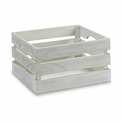 Gift Decor Boîte Décorative Blanc Bois 31 x 16 x 21 cm (18 Unités)