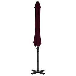 Acheter Maison Chic Parasol Jardin | Parasol déporté avec mat en aluminium Rouge 300 cm - GKD62221