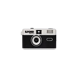 Appareil photo argentique compact 24x36 Ilford Sprite II Silver noir Réutilisable