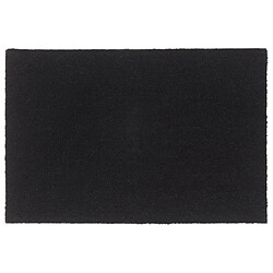 vidaXL Tapis de porte noir 60x90 cm fibre de coco touffeté