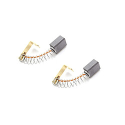 vhbw 2x balai de charbon, charbons pour moteur électrique avec support approprié 5mm x 8mm x 13mm pour outil électrique divers moteurs électriques