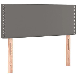 vidaXL Tête de lit Gris 90x5x78/88 cm Similicuir