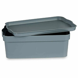 Avis Kipit Boîte de rangement 6L - Gris Plastique