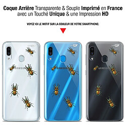 Avis Caseink Coque arrière Samsung Galaxy A30 (6.4 ) Gel HD [ Nouvelle Collection - Souple - Antichoc - Imprimé en France] Petits Scarabés